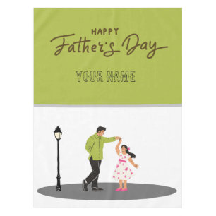 Father’s Day Gift for Dad   Custom Photo & Name Tablecloth