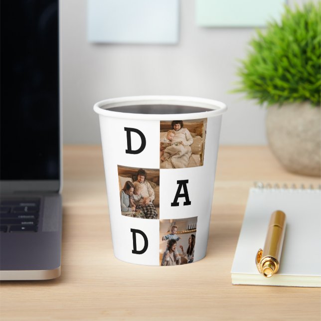 Father’s Day Gift for Dad - Photo collage |  Paper Cups (Insitu)