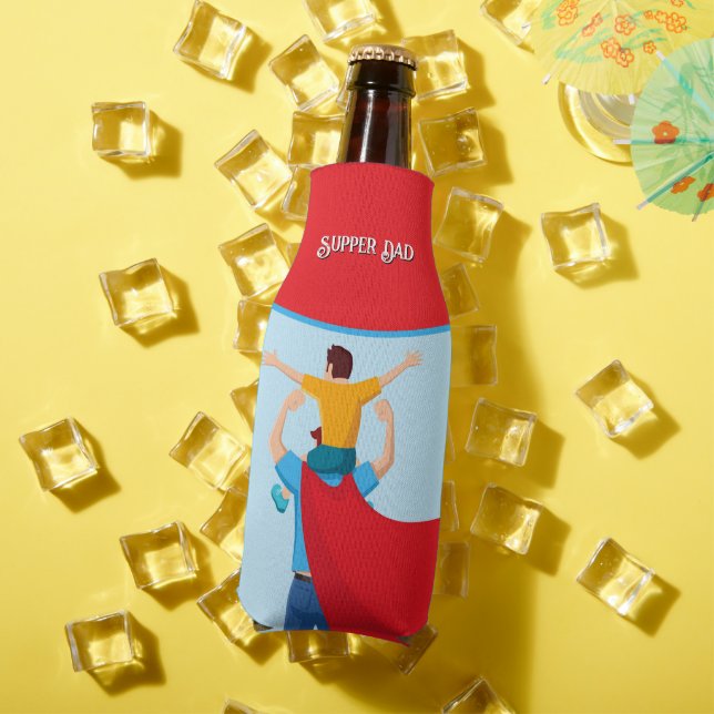 Father’s Day Gift for Supper Dad Bottle Cooler (In Situ Summer)