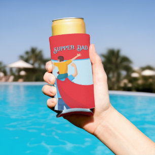 Father’s Day Gift for Supper Dad Seltzer Can Cooler