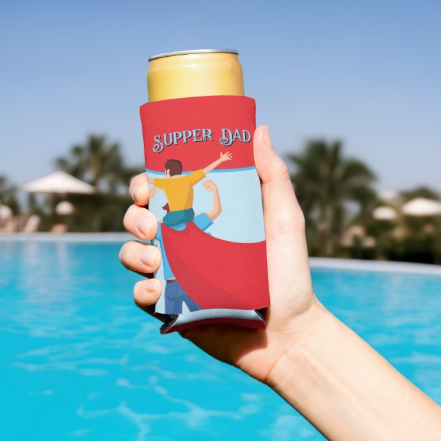 Father’s Day Gift for Supper Dad Seltzer Can Cooler (In Situ Pool)