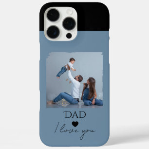 Father’s Day Gift with Photo & Dad, I Love You iPhone 16 Pro Max Case