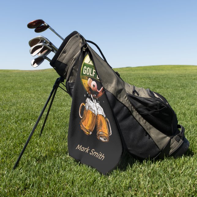 Father’s Day Golf Dad Golf Towel (Green)