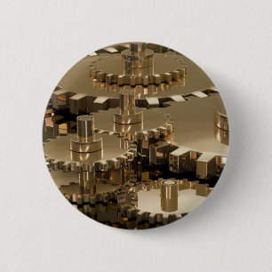 Father’s Day in Gear 6 Cm Round Badge