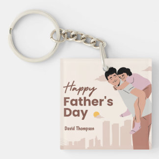 Father’s Day keychain – Loving Dad Moment