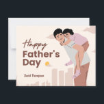 Father’s Day Postcard – Loving Dad Moment<br><div class="desc">Celebrate Father’s Day with this cute postcard featuring a dad carrying his child. A heartfelt quote on the back makes it a meaningful keepsake. Perfect for any father figure !</div>