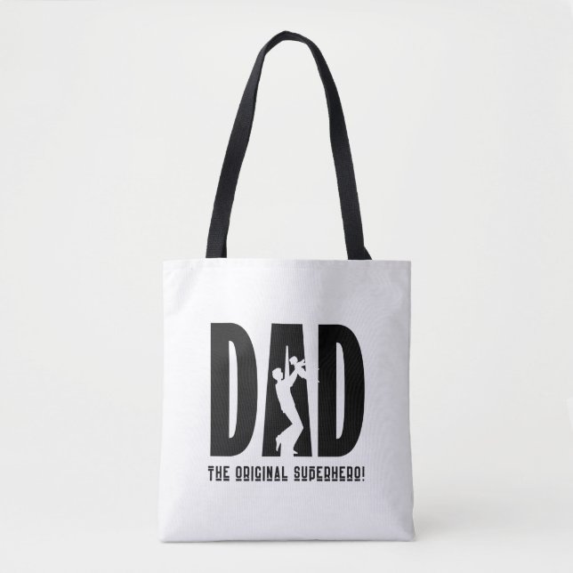 Father’s Day Shoulder Tote Bag (Front)