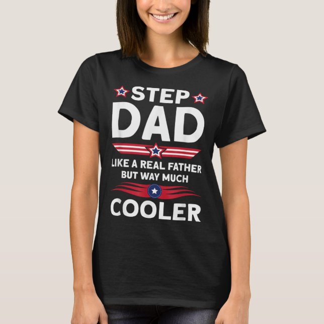 Father´s Day Stepdad Bonus Daddy T-Shirt (Front)