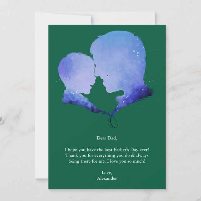 Father’s Day Wishes Invitation (Front)
