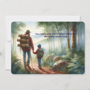 Father’s Day Woodland Adventure Card