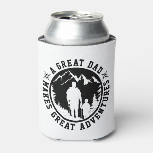 Father & Son Adventure Father's Day White Can Cooler