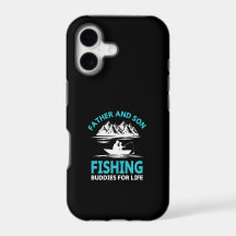 Father & Son Fishing Buddies For Life Iphone Case