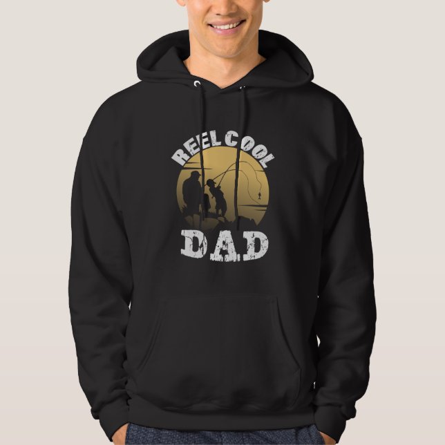 Father Son Fishing Cool Dad Best Dad Son Fishing Hoodie (Front)