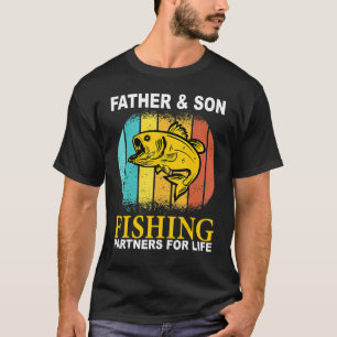 Father Son Fishing Partners For Life Father's Day T-Shirt