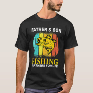 Father Son Fishing Partners For Life Father's Day T-Shirt