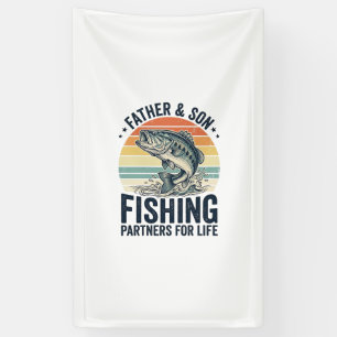 Father Son Fishing Partners Vintage Bass Shirt_1 Banner