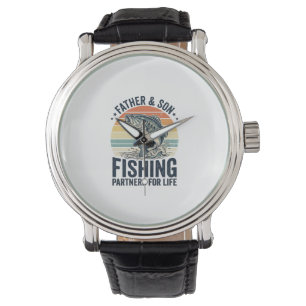 Father Son Fishing Partners Vintage Bass Shirt_1 Watch