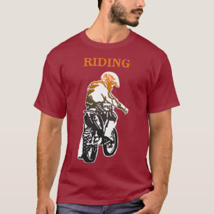 Father Son Matching Riding Buddies Dirt Bike Dad T-Shirt