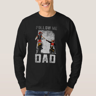 Father & Son Motocross Dirt Bike Kids Mx Distresse T-Shirt
