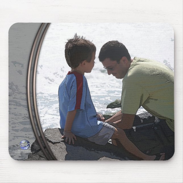 FATHER SON REFLECTION MOUSE PAD (Front)