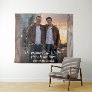 Father Son Time Tapestry