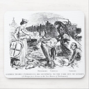 Father Thames Introduces his Offspring Mouse Pad