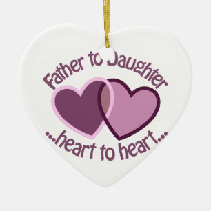 Father To Daughter Ceramic Tree Decoration