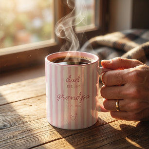 Father to Grandpa Announcement Gift Mug
