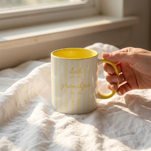 Father to Grandpa Announcement Gift Mug