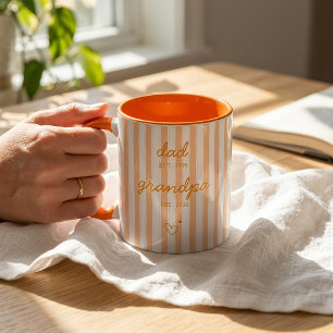 Father to Grandpa Announcement Gift Mug