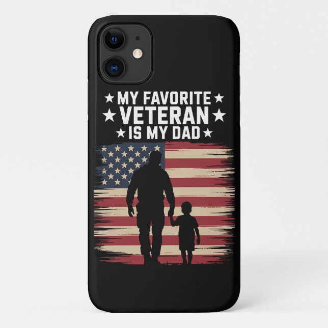 Father Veterans Day Dad Proud Case-Mate iPhone Case (Back)