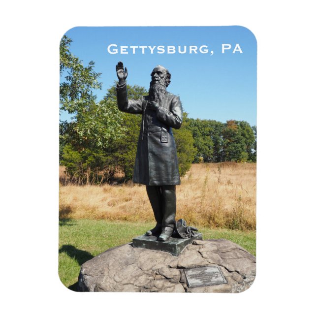 father William Corby statue in Gettysburg PA Magnet (Vertical)