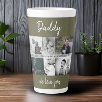 Father with Kids and Family Dad Photo Collage