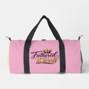Fathered by a King Duffle Bag