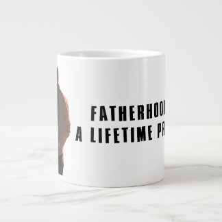 Fatherhood Is a Lifetime Promise Large Coffee Mug