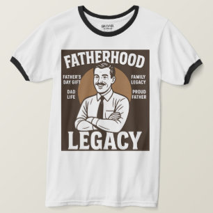 Fatherhood Legacy Vintage Father's Day  T-Shirt
