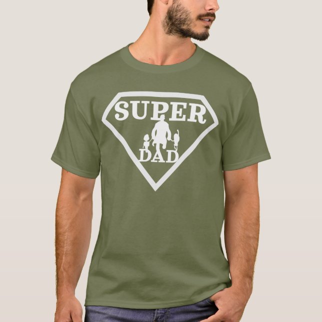 fatherhood, Super Dad to Superhero, father's day T-Shirt (Front)