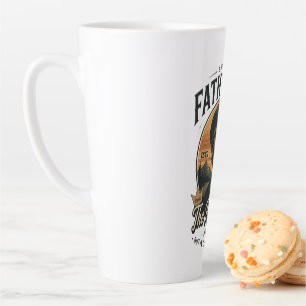Fatherhood The Real Legacy Vintage Father's Day  Latte Mug