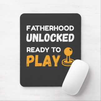 Fatherhood Unlocked Gamer Dad Mouse Pad