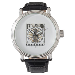Fatherhood Vintage Skeleton Cowboy Dad Shirt Desig Watch