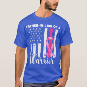 FatherInLaw of a Warrior breast cancer awareness s T-Shirt