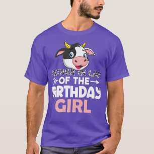 FatherInLaw of The Birthday Girl Cows Farm Cow Fat T-Shirt