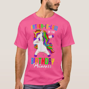 FatherInLaw of the Birthday Princess Unicorn Dabbi T-Shirt