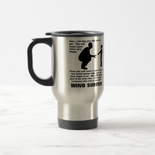 Fatherly Advice Wind Surfer Funny Mug