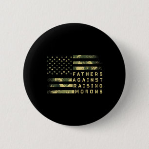 Fathers Against Raising Morons Funny Dad Joke Fath 6 Cm Round Badge