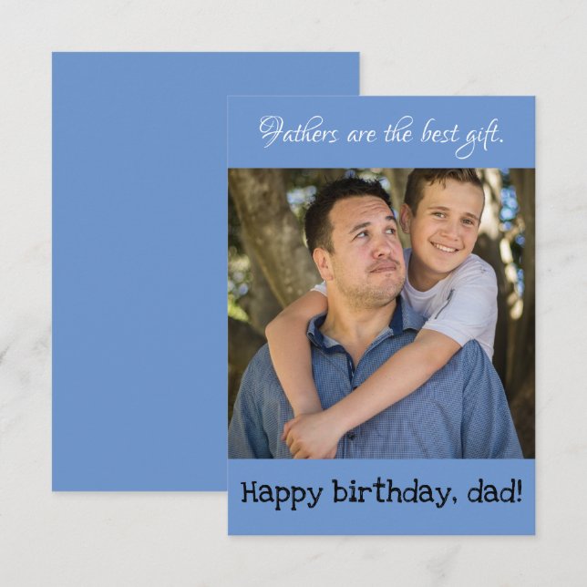 Father's birthday card (Front/Back)