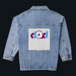 father's birthday  denim jacket<br><div class="desc">happy  birthday daddy</div>