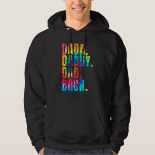 Father's Day 2022 Dada Daddy Dad Bruh Tie Dye Dad Hoodie