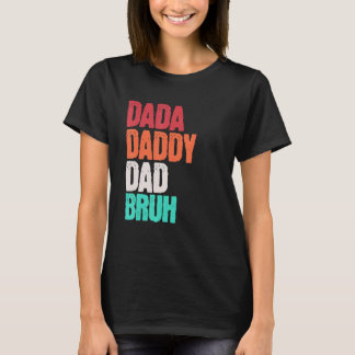 Fathers Day 2023 Dad Daddy Retro T-Shirt