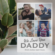 Father's Day 4 Photo Collage